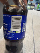Pepsi Cola Original 500ml bottle barcode and recycling label | Asian Grocery UK