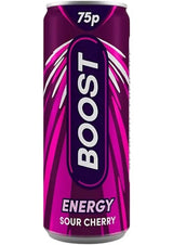 Boost Energy Sour Cherry 250ml can front | Asian Grocery UK