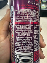Boost Energy Sour Cherry nutritional information and caffeine warning | Asian Grocery UK