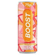 Boost Energy White Peach ingredients panel on the can back | Asian Grocery UK