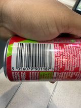 Boost Energy Red Berry 250ml can with nutrition panel | Asian Grocery UK