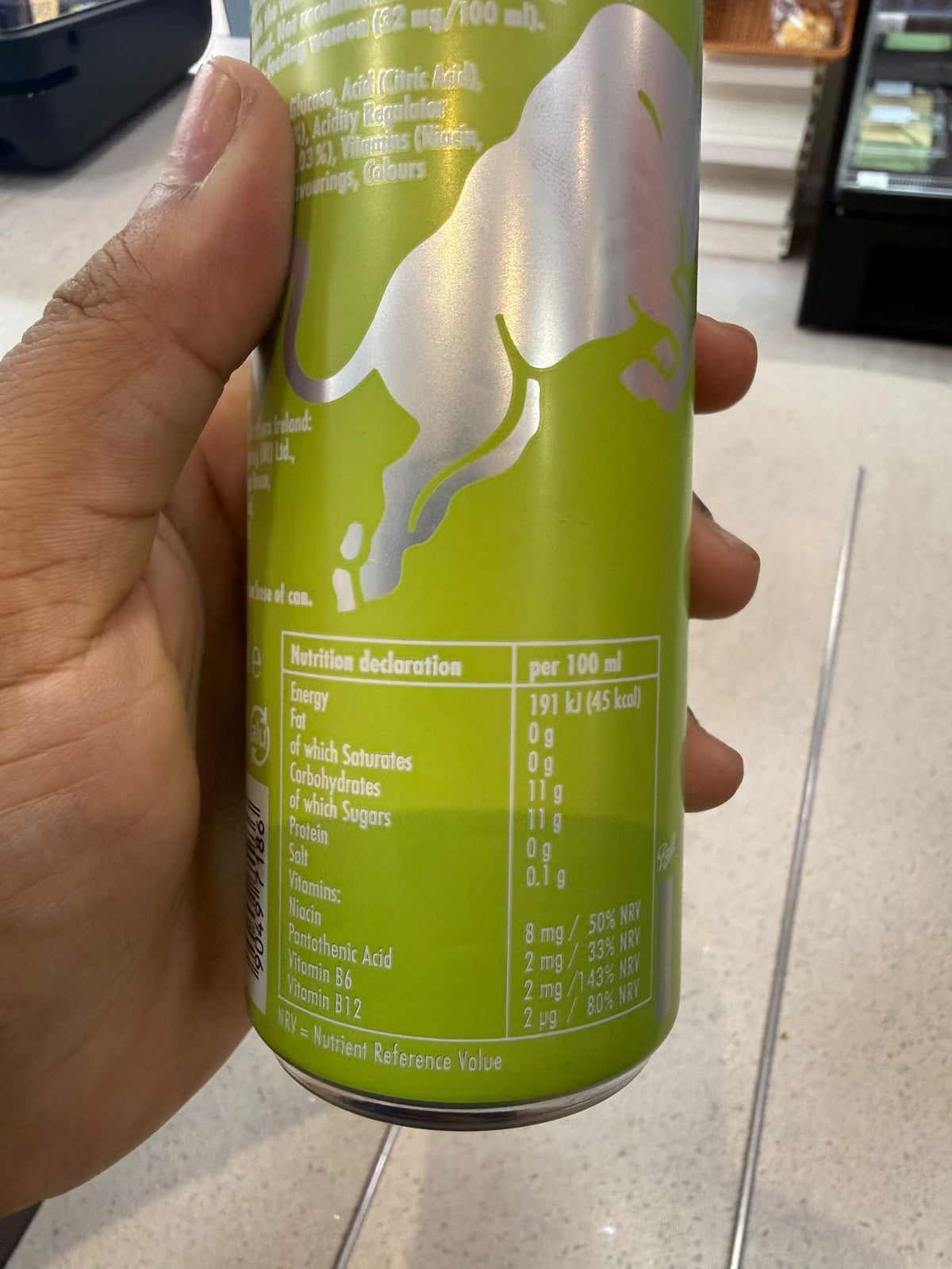 Red Bull Winter Edition 250ml can barcode and volume | Asian Grocery UK