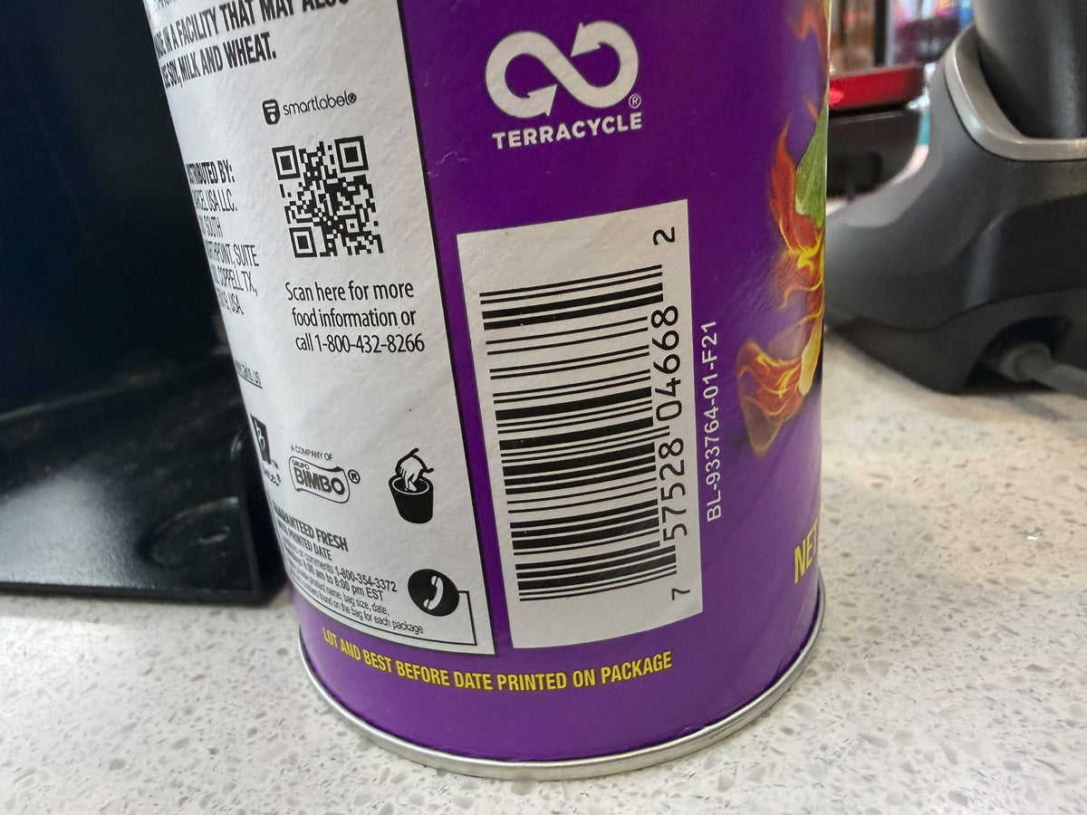 Takis Crisps Fuego can with barcode visible | Asian Grocery UK
