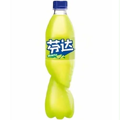Fanta China soft drink bottle side label | Asian Grocery UK