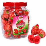 Jellylicious Strawberry Gummy 900g jar and strawberry shaped pieces | Asian Grocery UK