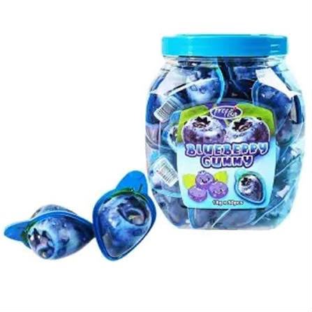 Jellylicious Blueberry Gummy single 18g piece | Asian Grocery UK