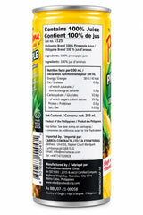Philippine Brand 100% Pineapple Juice 250ml nutrition information | Asian Grocery UK