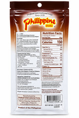 Philippine Brand Chocolate Coated Dried Mango 65g ingredients and nutrition | Asian Grocery UK