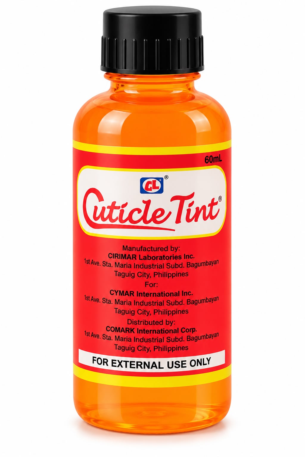 CL Cuticle Tint 60ml front bottle with black cap | Asian Grocery UK