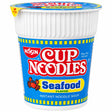 Nissin Cup Noodles Seafood Flavour 60g front of cup | Asian Grocery UK