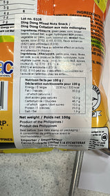 Ding Dong Mixed Nuts 100g ingredients and per 100g nutrition | Asian Grocery UK