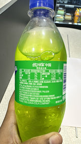 Fanta Apple fizzy drink Chinese ingredients and nutrition panel | Asian Grocery UK