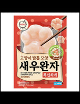 HANSS Kitten Paw Shaped Shrimp Ball 200g front pack | Asian Grocery UK