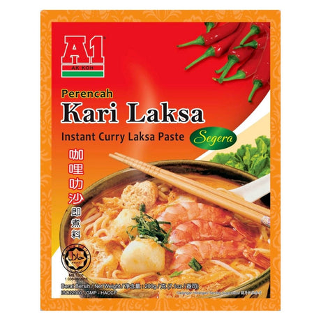 A1 AK KOH Kari Laksa Paste (Perencah - Instant Curry Laksa Sauce) 200g - Asian Online Superstore UK