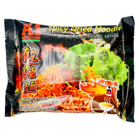 A1 AK KOH Spicy Dried Noodle 130g - Asian Online Superstore UK