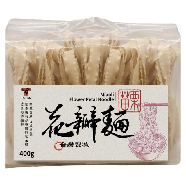 AF Taipec Taiwan Miaoli Flower Petal Noodle 400g - Asian Online Superstore UK