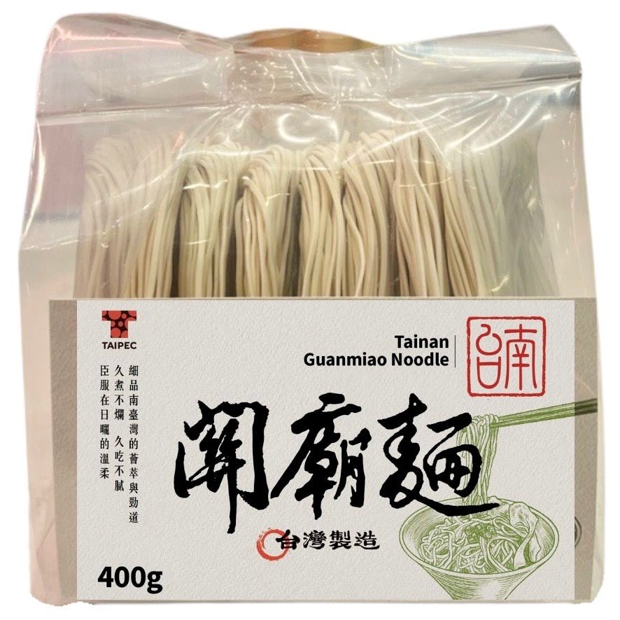 AF Taipec Taiwan Tainan Guanmiao Noodle 400g(EXP: 12 - 08 - 25) - Asian Online Superstore UK