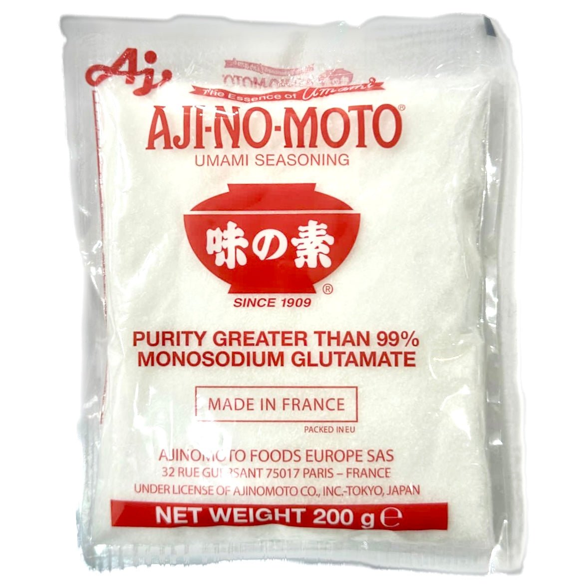 Ajinomoto MSG - Monosodium Glutamate (Umami Seasoning - M.A) 200g - Asian Online Superstore UK