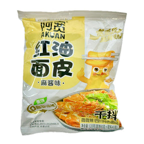 AK BaiJia A-Kuan Broad Noodle Sesame Sauce Flavour 115g | Asian Grocery UK