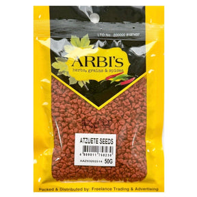 Arbi’s Atzuete Seeds (Annatto Seeds) 50g | Asian Grocery UK