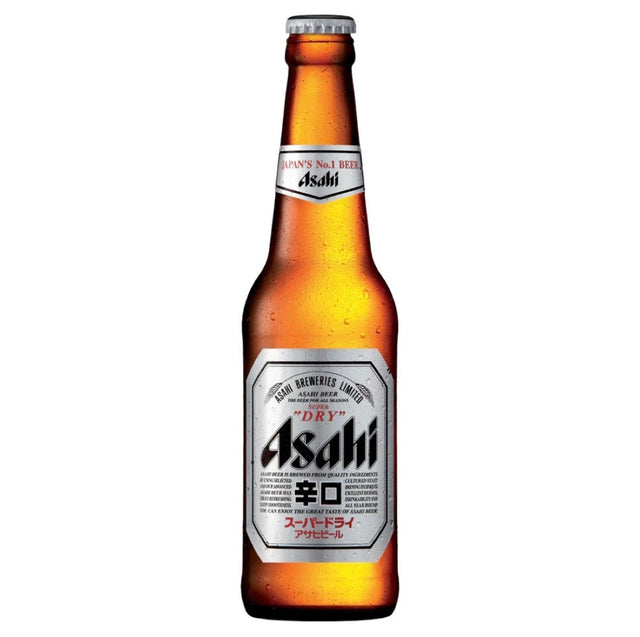 Asahi Super Dry Beer (Alc 5.2% vol) 330ml - Asian Online Superstore UK