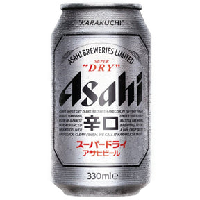 Asahi Super Dry Beer EU (Alc 5% vol) 330ml | Asian Grocery UK