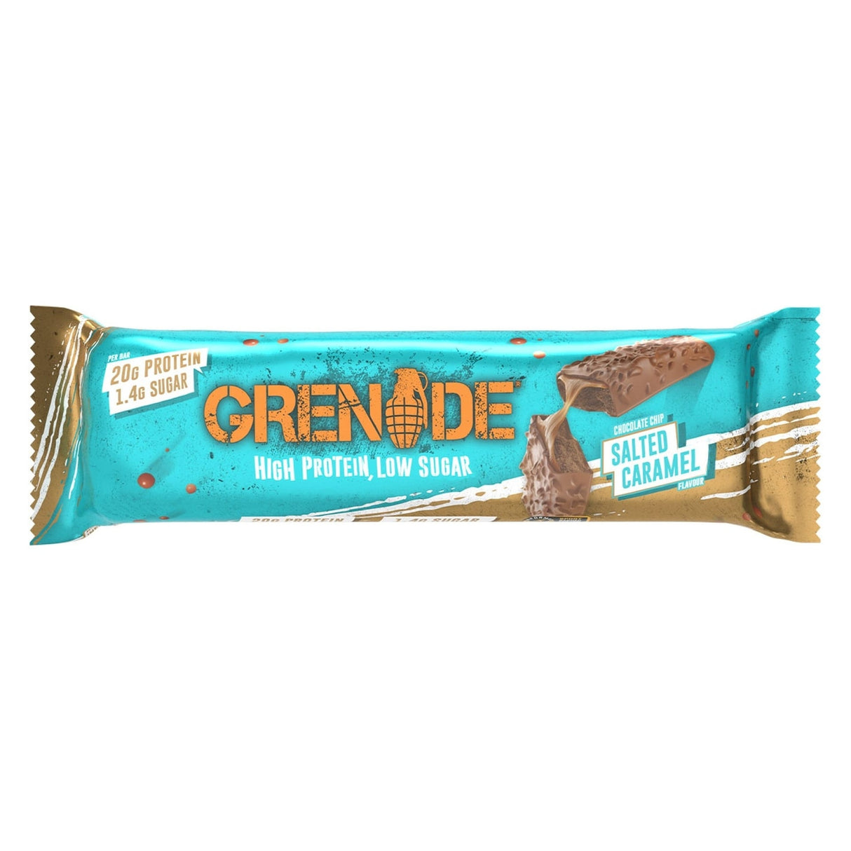 Grenade Chocolate Chip Salted Caramel Protein Bar 60g