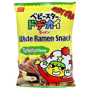 Baby Star Ramen Snack Tonkotsu Flavour  (Wide) 70g | Asian Grocery UK