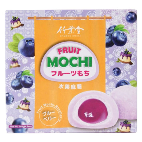 Bamboo House Fruit Mochi Blueberry 140g - Asian Online Superstore UK