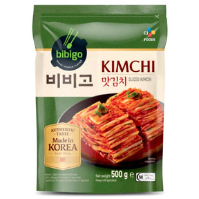 Bibigo Sliced Cabbage Kimchi (Pouch) 500g | Asian Grocery UK