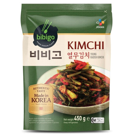 Bibigo Young Radish Kimchi (Pouch) 450g - Asian Online Superstore UK