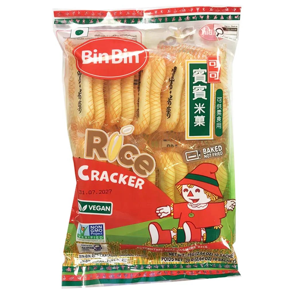 BinBin Rice Cracker Original 75g - Asian Online Superstore UK