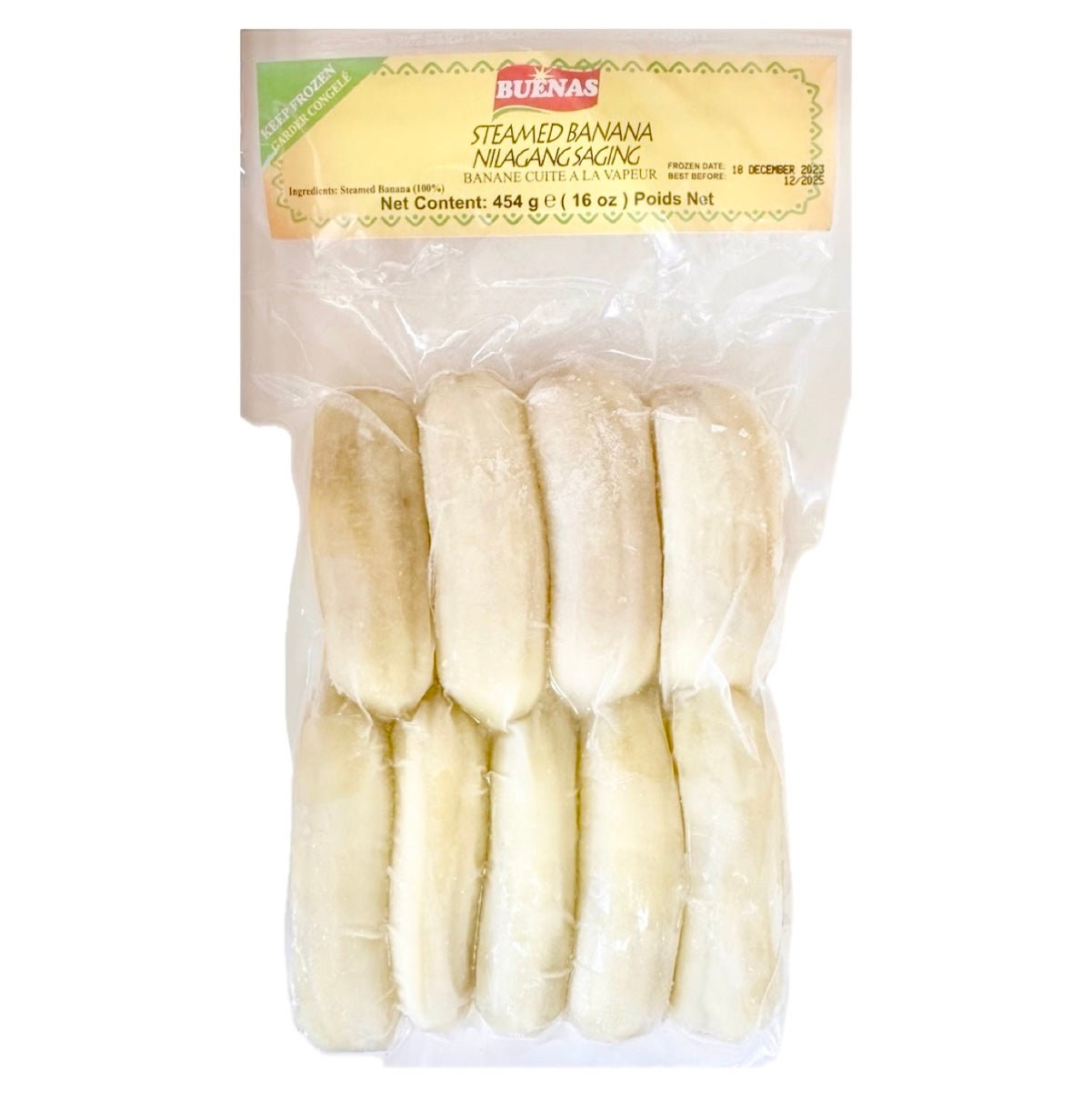 Buenas Steamed Banana (Nilagang Saging) 454g - Asian Online Superstore UK