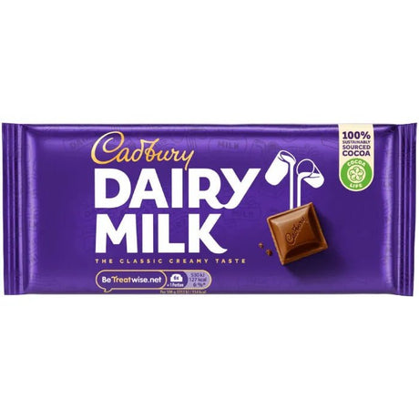 Cadbury Dairy Milk Chocolate Bar 95g - Asian Online Superstore UK