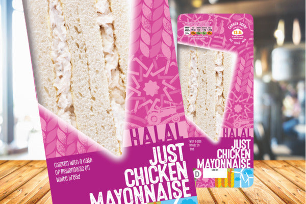 HALAL CHICKEN with MAYONNAISE SANDWICH