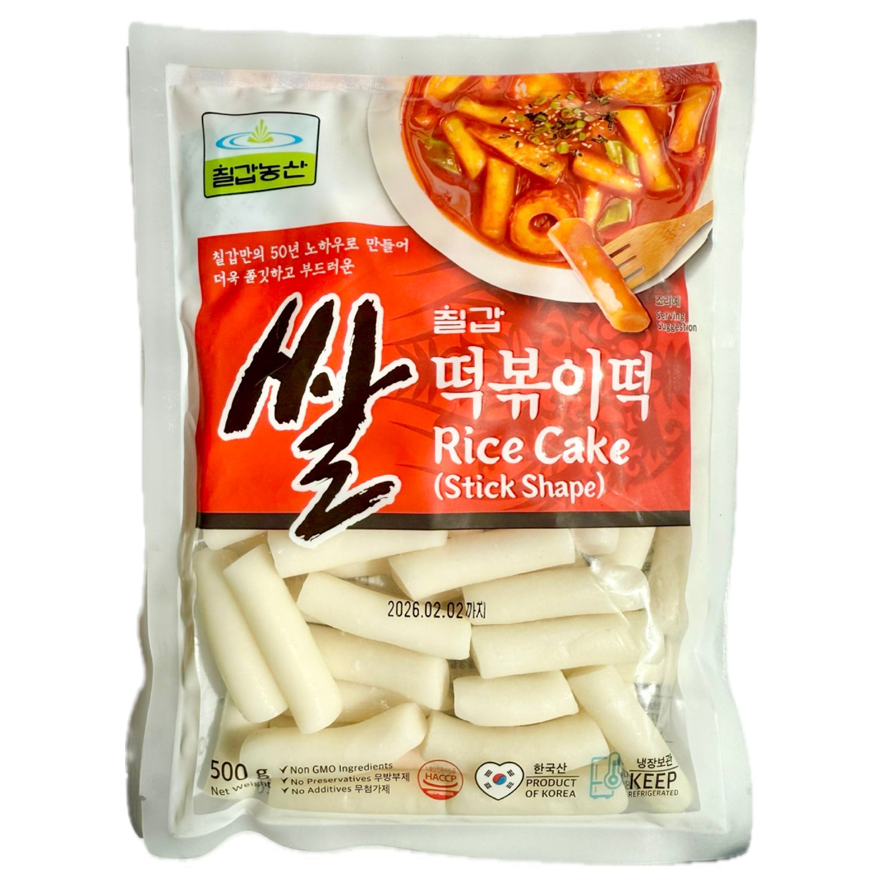 Chilkab Rice Cake (Tubular Type) 500g1