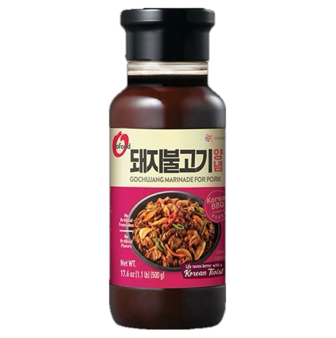 Chung Jung One O’Food Gochujang Bulgogi Marinade for Pork (BBQ Sauce) 500g - Asian Online Superstore UK
