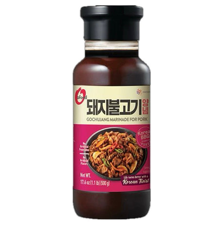 Chung Jung One O’Food Gochujang Bulgogi Marinade for Pork (BBQ Sauce) 500g - Asian Online Superstore UK