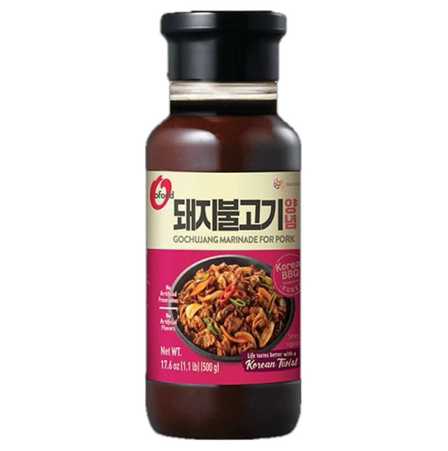 Chung Jung One O’Food Gochujang Bulgogi Marinade for Pork (BBQ Sauce) 500g - Asian Online Superstore UK