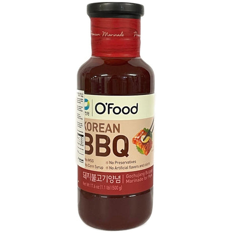 Chung Jung One O’Food Gochujang Bulgogi Marinade for Pork (BBQ Sauce) 500g - Asian Online Superstore UK