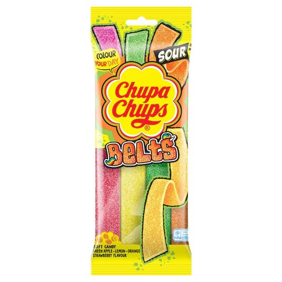Chupa Chups Belts Soft Candy Sour Mix Flavour 90g - Asian Online Superstore UK