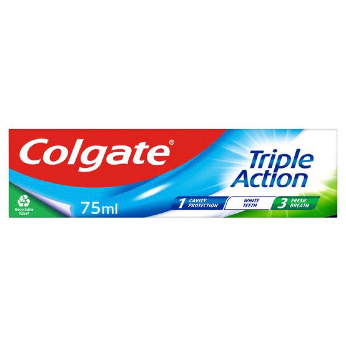Colgate Tripple Action Tooth Paste (RRP: 1.00) 75ml - Asian Online Superstore UK