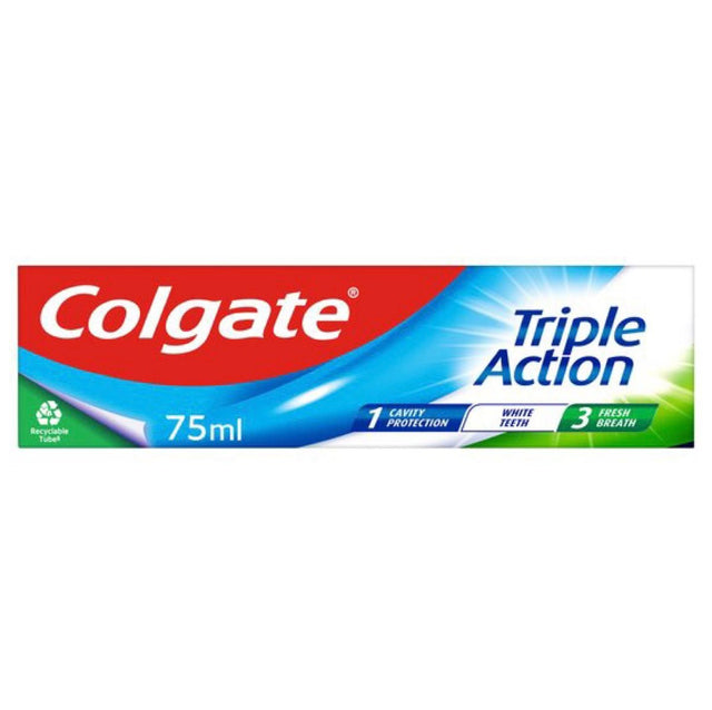 Colgate Tripple Action Tooth Paste (RRP: 1.00) 75ml - Asian Online Superstore UK