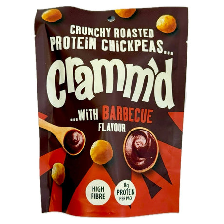 Cramm'd - Crunchy Roasted Chickpeas BBQ Flavour 50g - Asian Online Superstore UK