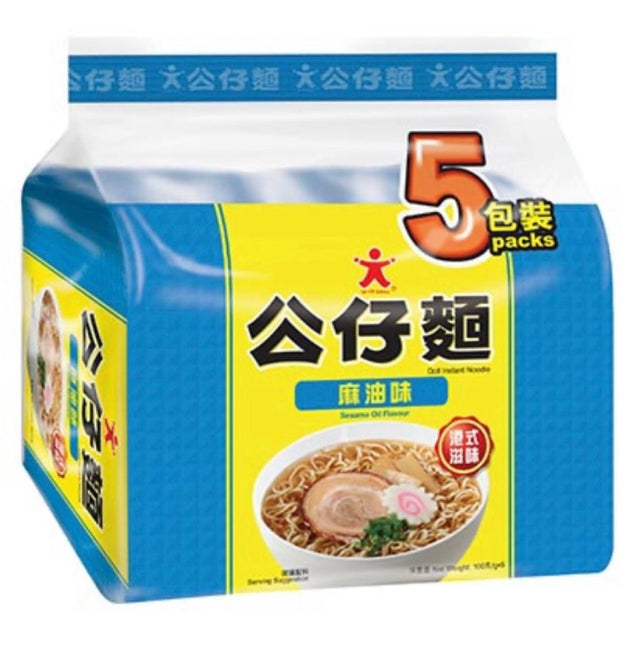 Doll Sesame Oil Flavour Instant Noodle Multi (5x100g) 500g - Asian Online Superstore UK