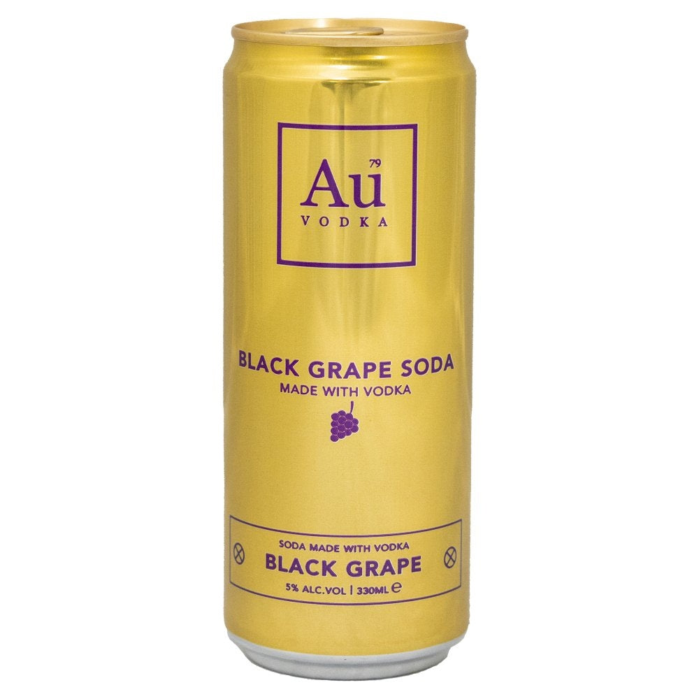 Au Vodka Black Grape Soda 330ml Can