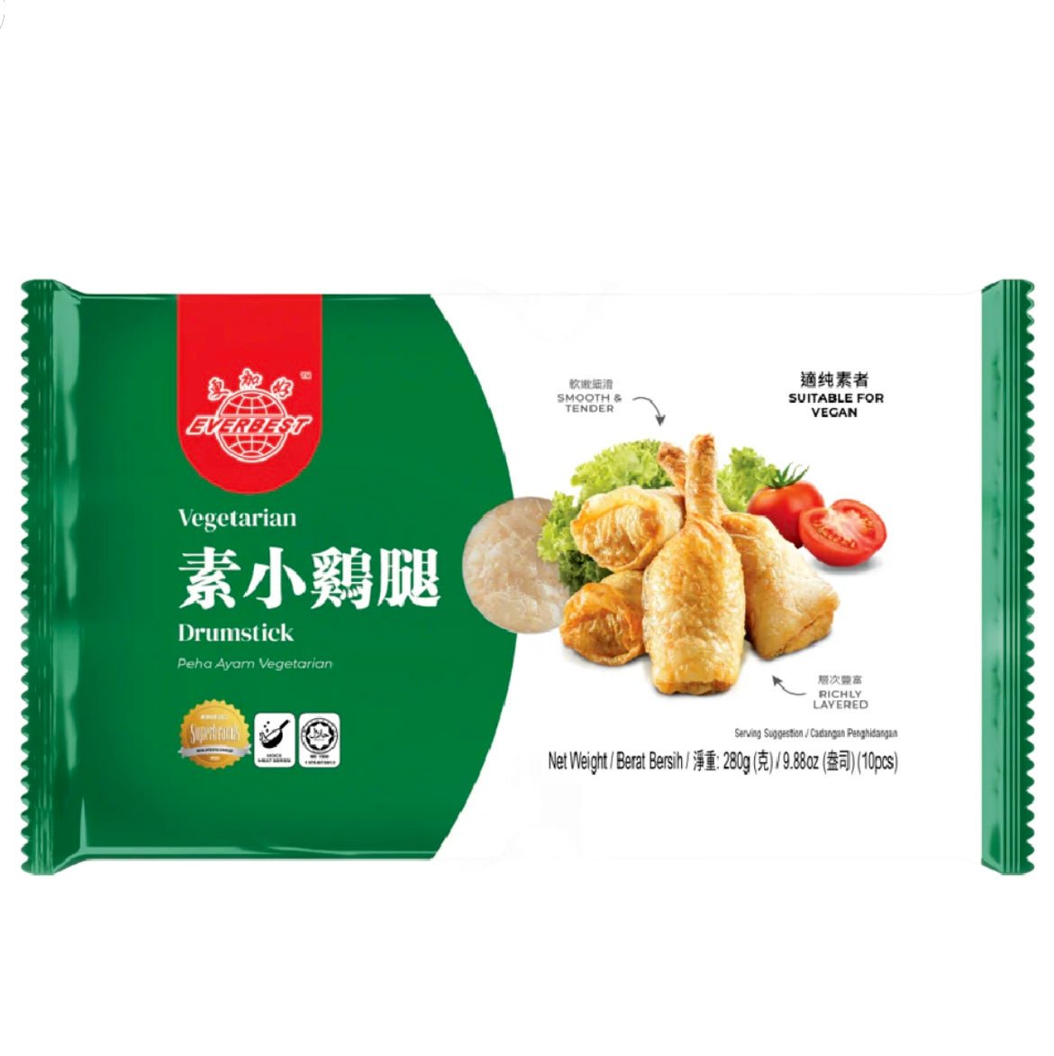 Everbest Vegetarian Drumsticks 280g - Asian Online Superstore UK
