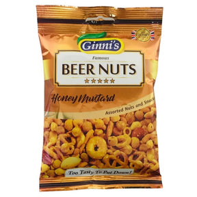 Ginni’s Beer Nuts Honey Mustard 90g | Asian Grocery UK