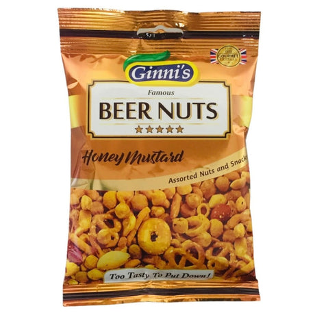 Ginni’s Beer Nuts Honey Mustard 90g - Asian Online Superstore UK