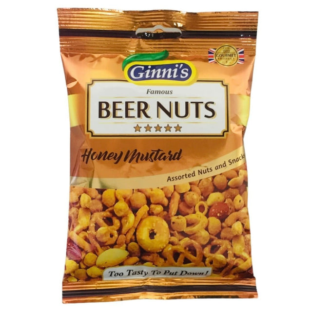 Ginni’s Beer Nuts Honey Mustard 90g - Asian Online Superstore UK